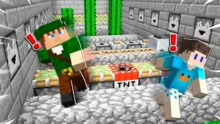 DESAFIO CORRIDA IMPOSSÍVEL COM ARMADILHAS NO MINECRAFT!!