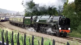 71000 ‘Duke of Gloucester’ on ‘Torbay Express’ from Bristol to Uphill 2010-2012