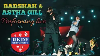 BADSHAH performing Live and Exclusive at RKDF University Bhopal