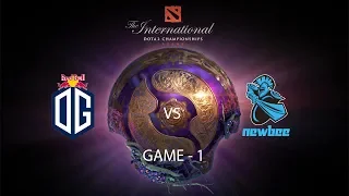OG vs Newbee Ana IO carry - Game 1 The International 2019 Main stage Upper bracket best of 3