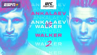 UFC VEGAS 84 LIVE ANKALAEV VS WALKER 2 LIVESTREAM & FULL FIGHT NIGHT COMPANION