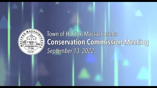 Halifax Conservation Commission 2022/09/13