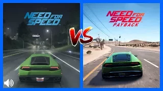 NFS 2015 Vs NFS PayBack Lamborghini Huracán Sound Comparison