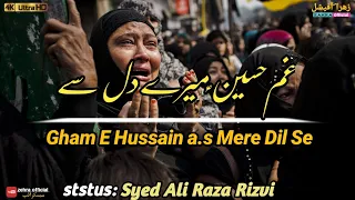 ya Murtaza Ali as Mujhe Duniya ka Gham na Ho|Noha ststus| Syed Raza Abbas Zaidi| Zahra Official 786
