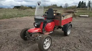 Четырёхколёсный мотороллер Муравей "Муравьед" 4х2 Four-wheeled scooter Ant "Anteater" 4x2