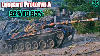 Leopard Prototyp A   92% to 95% Gameplay   How to play Leopard PTA