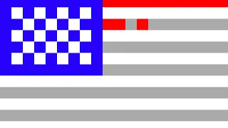 Pixel art รูปธงชาติอเมริกัน