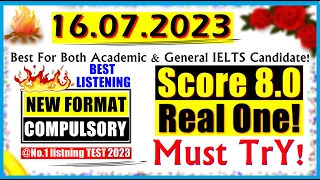 IELTS LISTENING PRACTICE TEST 2023 WITH ANSWERS | 16.07.2023