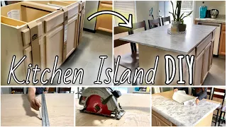 DIY KITCHEN ISLAND | $150 KITCHEN ISLAND | BUGET FRIENDLY KITCHEN ISLAND | KITCHEN MAKE OVER