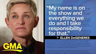 DeGeneres responds to allegations of toxic work environment
