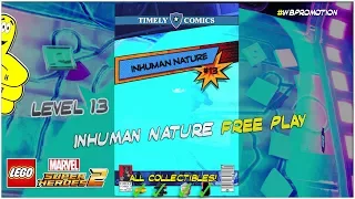 Lego Marvel Superheroes 2: Level 13 / Inhuman Nature FREE PLAY (All Collectibles) - HTG