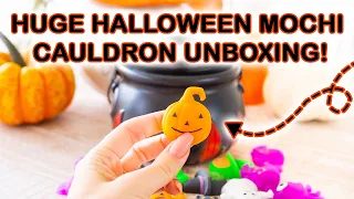 HUGE Halloween Mochi Unboxing! Cauldron FULL OF MOCHI'S!! *SO SATISFYING!*