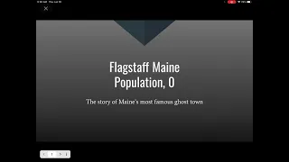 Flagstaff Maine- A Brief History