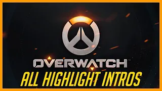 Overwatch | All highlight intros 2017 | 4K 60fps