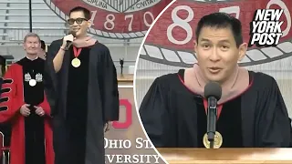 OSU commencement speaker was on ayahuasca when he wrote cringe-worthy speech, forcing sing-alongs