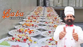 Serving of 75kg Russian salad Chef Rizwan | BaBa Food RRC #babafoodrrc