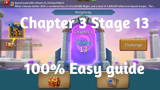 Lords mobile Vergeway Chapter 3 stage 13 easiest guide