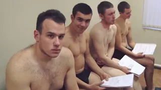 Призыв в армию — парни проходят комиссию. Army Medical Test