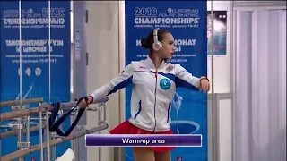 Alina Zagitova European Champs 2018 FS before WU