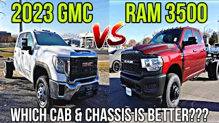 2023 GMC Sierra 3500 VS RAM 3500 Cab & Chassis Comparison: Who Makes The Best Commercial Truck???