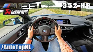 352HP BMW M135i F40 *AKRAPOVIC* POV Test Drive by AutoTopNL