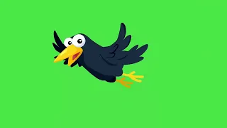 crow talking and flying green screen ||कौआ  green screen || copyrightfree