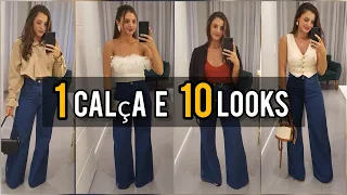 10 LOOKS COM CALÇA WID LEG / PANTALONA