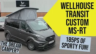 The ultimate Ford Transit Custom camper? Campervan review of the sporty 185bhp Wellhouse MS-RT