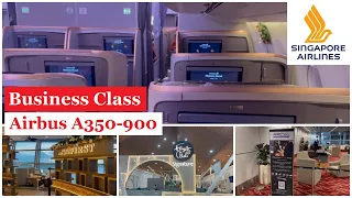 Singapore Airlines Business Class A350-900 SQ126 | Singapore to Kuala Lumpur - Beautiful Sunset #063