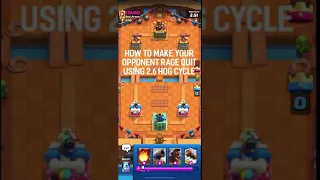 HOW TO MAKE YOUR OPPONENT RAGE QUIT USING 2.6 HOG CYCLE