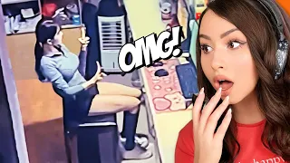 Incredible Moments Caught on CCTV Camera 😆 | Bunnymon REACTS