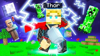 Becoming the God of Thunder in Minecraft! (Lightning)