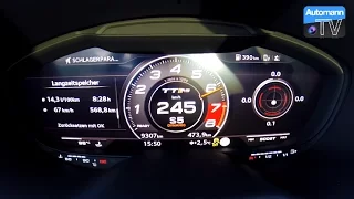 2017 Audi TT RS (400hp) - 0-263 km/h LAUNCH CONTROL (60FPS)