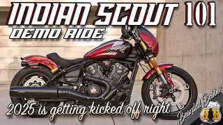 Indian Scout 101 demo ride