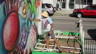 Here Comes the Neighborhood Trailer - Street Art