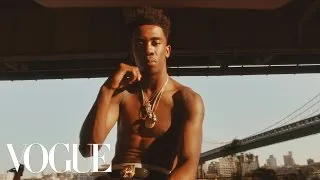 Desiigner Takes “Panda” to Wall Street With Model Andreea Diaconu | Vogue