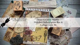 Your Creative Studio | October 2021 | Unboxing & Collage with Me