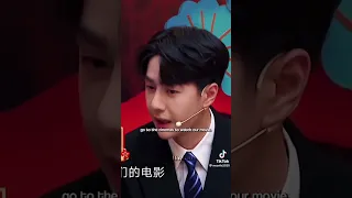 Wang Yibo learning all kind of languages promoting Hidden Blade
