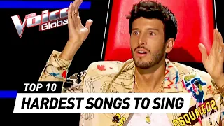 HARDEST SONGS to sing in The Blind Auditions on The Voice