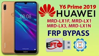 Huawei Y6 Prime (2019) FRP Bypass 2021 | Huawei MRD-LX1F, MRD-LX1 Google Account Bypass By EFT Pro