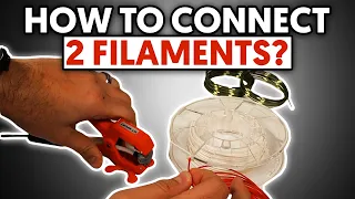 How To Connect 2 Filaments By 3D Printer Filament Connector Gen2