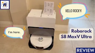 REVIEW Roborock S8 MaxV Ultra Robot Vacuum  - Vacuums and Mops - you can even talk to Rocky!