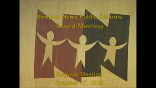 School Board Meeting: October 17, 2023