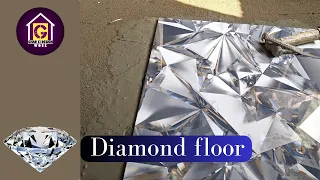 अब हीरा का डिजाइन में फ्लोर का टाइल्स/Floor tiles in diamond design/Arina tiles/ high quality