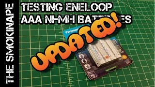 UPDATED - Eneloop AAA Ni-MH Rechargeable Batteries 4th Generation Capacity Test - TheSmokinApe