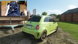 Forza Horizon 4 - ABARTH 695 BIPOSTO  - Test Drive with THRUSTMASTER TX + TH8A - 1080p60FPS