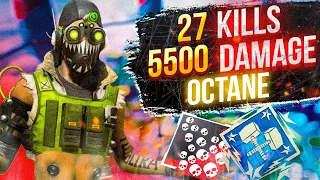 ЗР-93! 27 KILLS & 5500 DAMAGE ON OCTANE.EXE ! октейн гайд апекс легенд реликвия apex legends