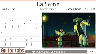 Vanessa Paradis - La Seine (from A Monster in Paris) // guitar tabs + lyrics