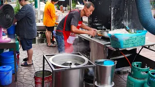 Amazing Grandpa Master Chef! $0.3 Fried Pork egg rice | Thailand Street Food