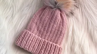 Easy Chunky Yarn Hat Knitting Pattern for Men, Women, Teens and Children | Step-by-Step Tutorial